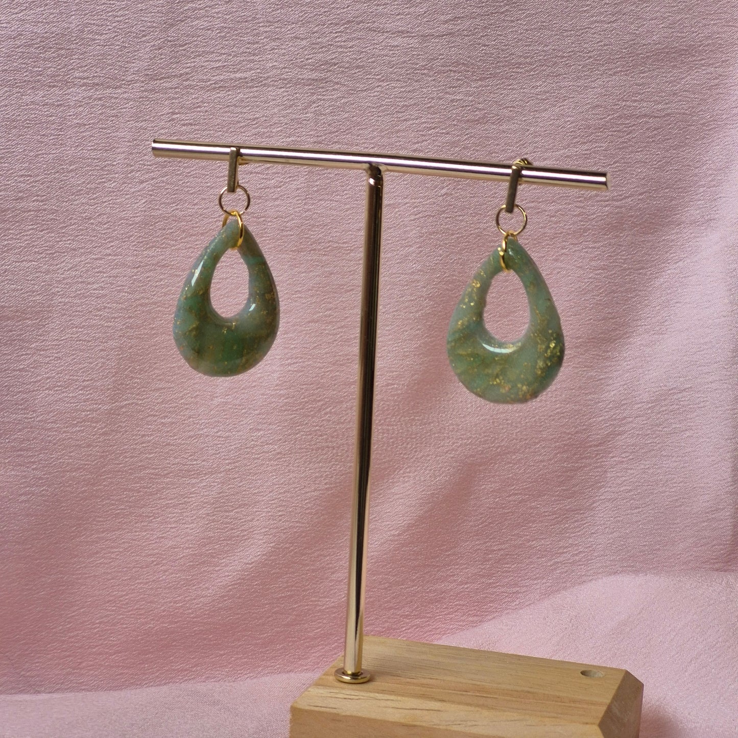 Pendientes Lágrima Esmeralda