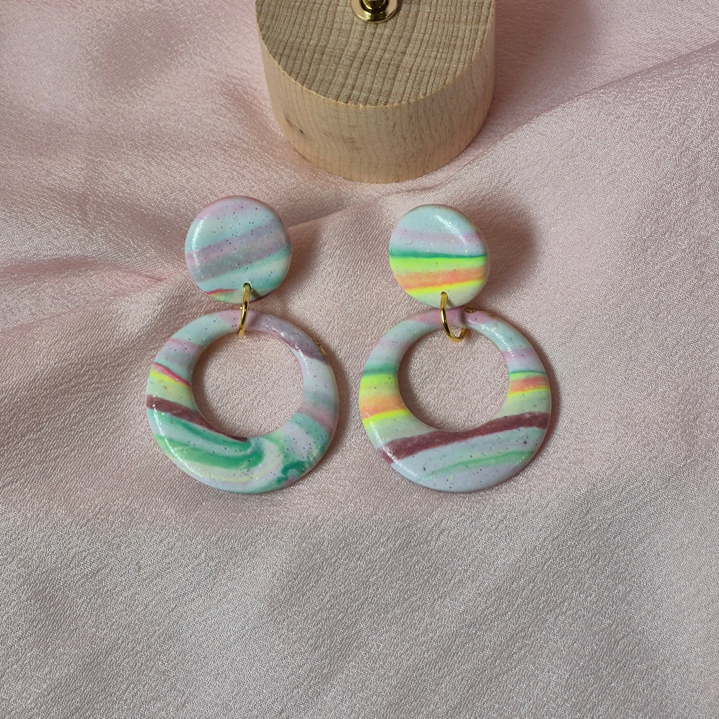 Pendientes Arcoíris Pastel