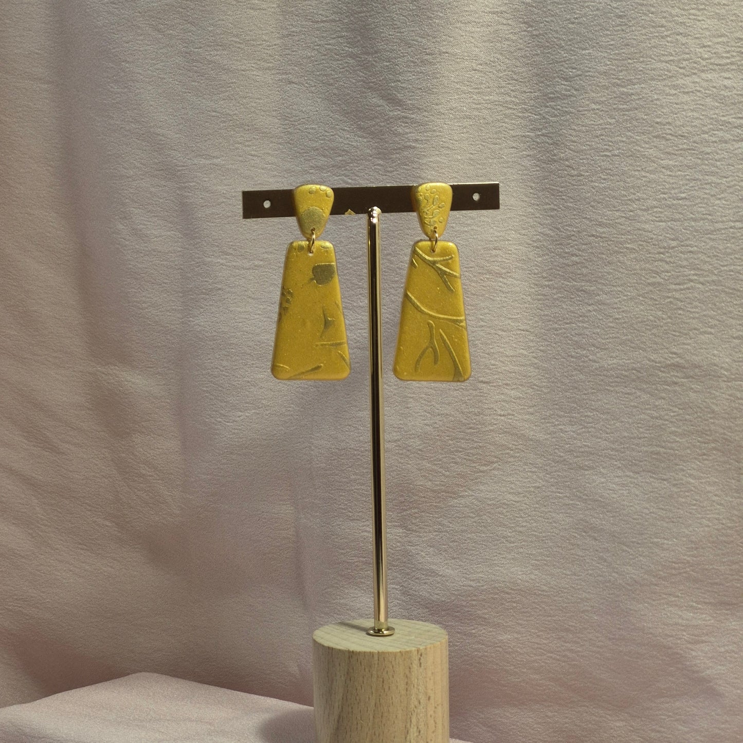 Aretes "Duna Dorada"