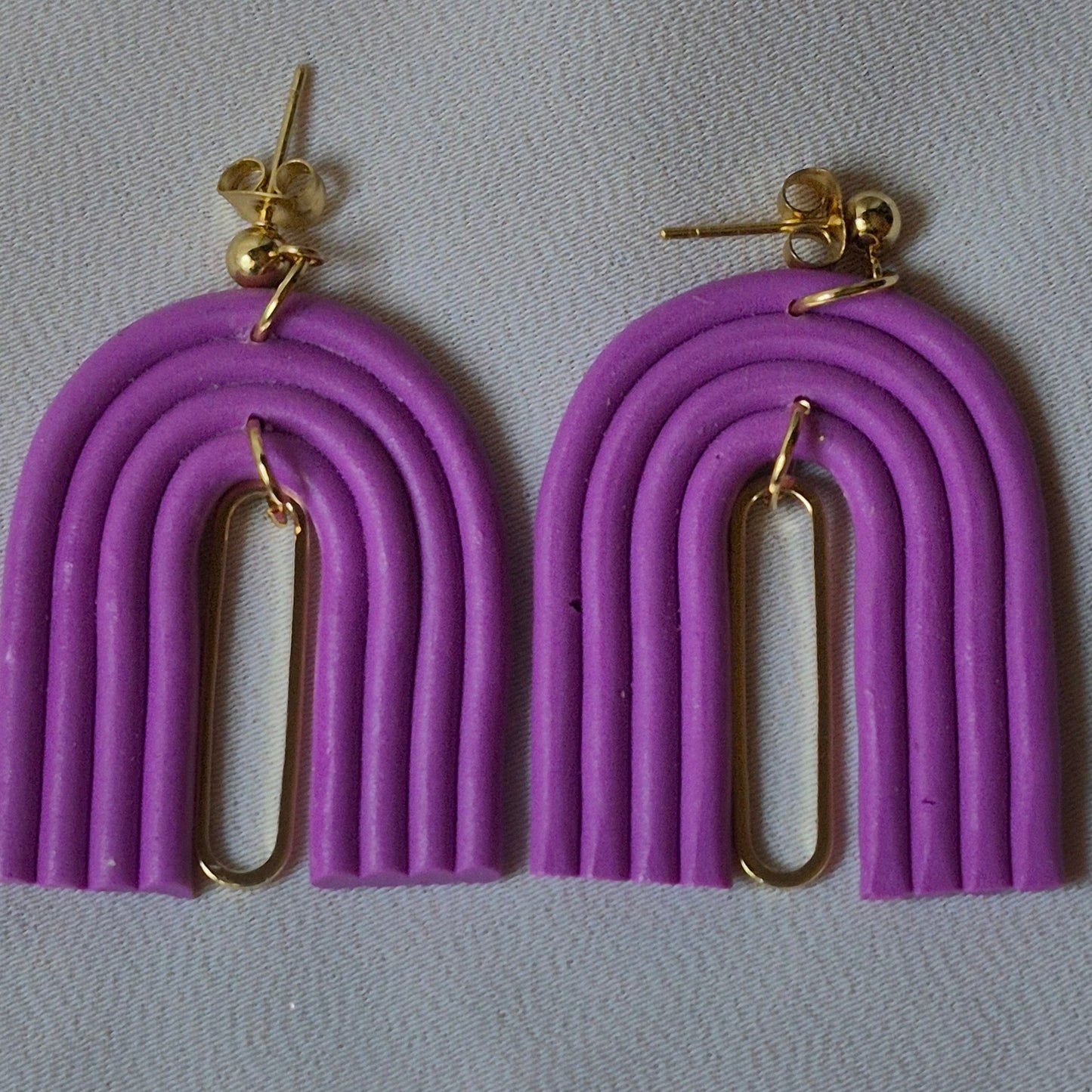 Pendientes Nebulosa Púrpura ☁️💜