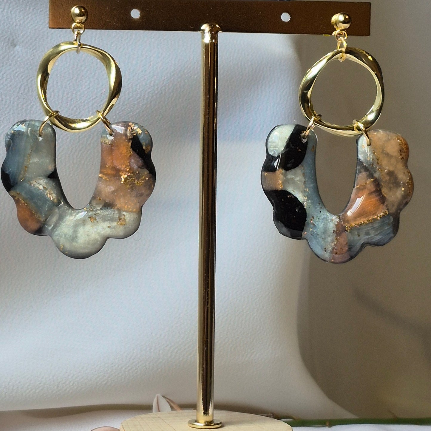 Pendientes Ondulados Terra Luxe