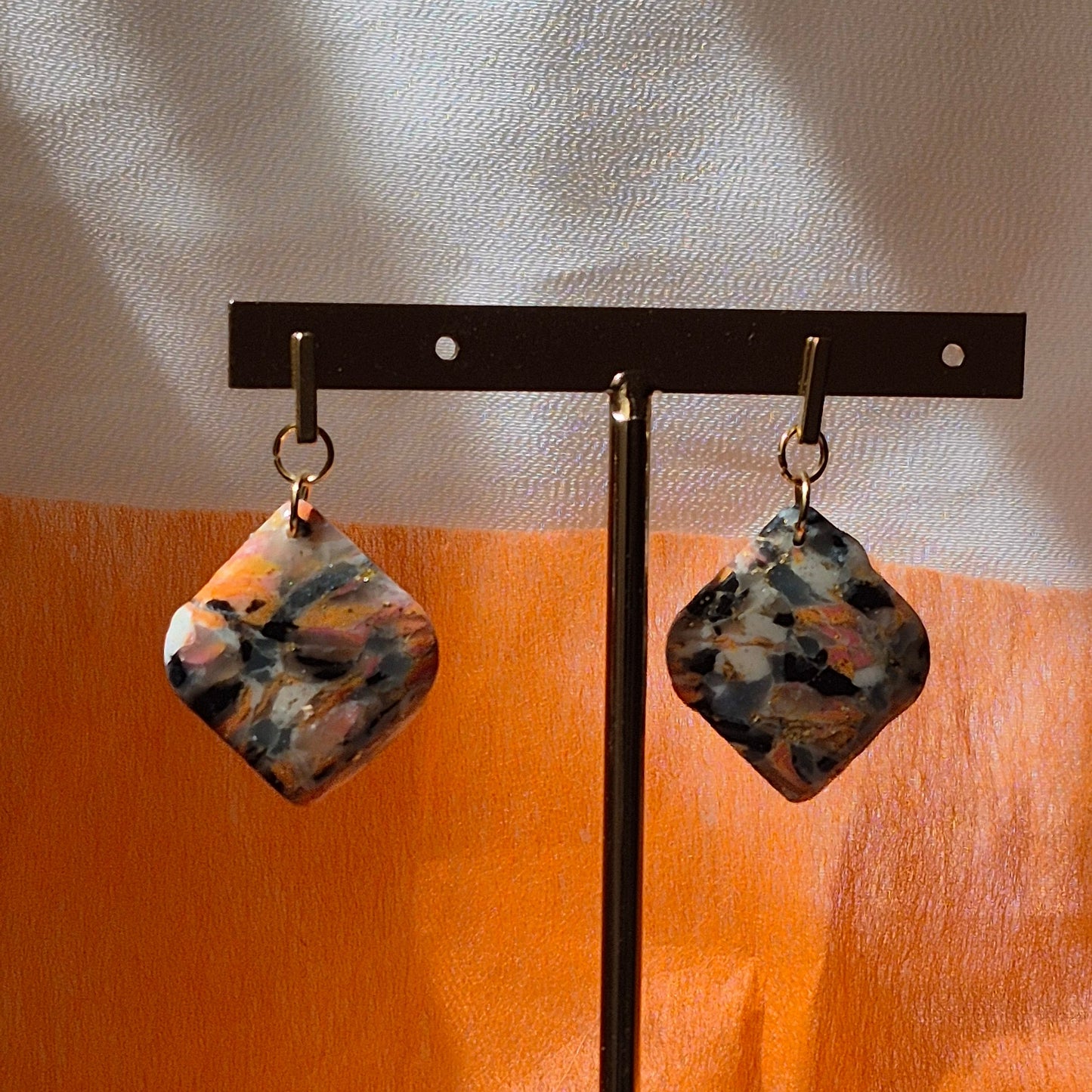 Pendientes Mosaico Fuego