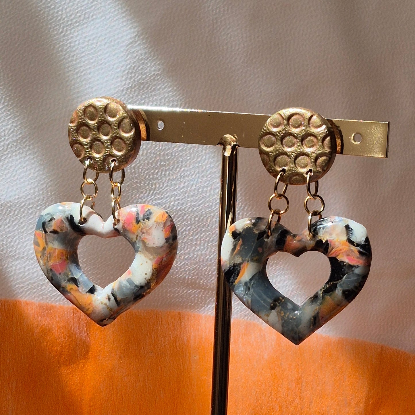 Pendientes Corazón Abstracto