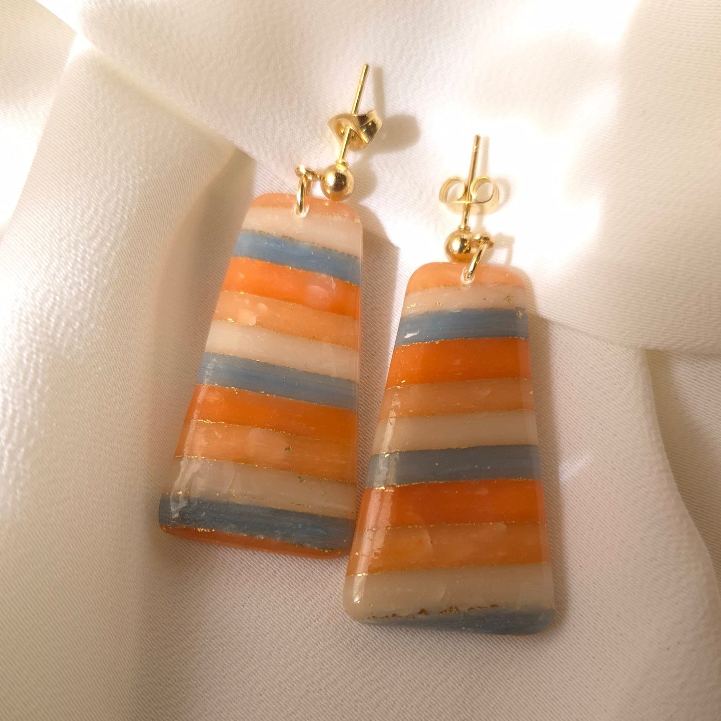 Pendientes "Arena y Cielo"