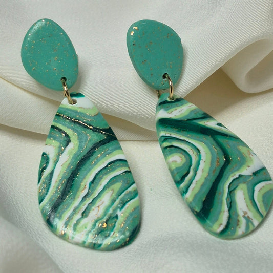 Pendientes Gota Esmeralda