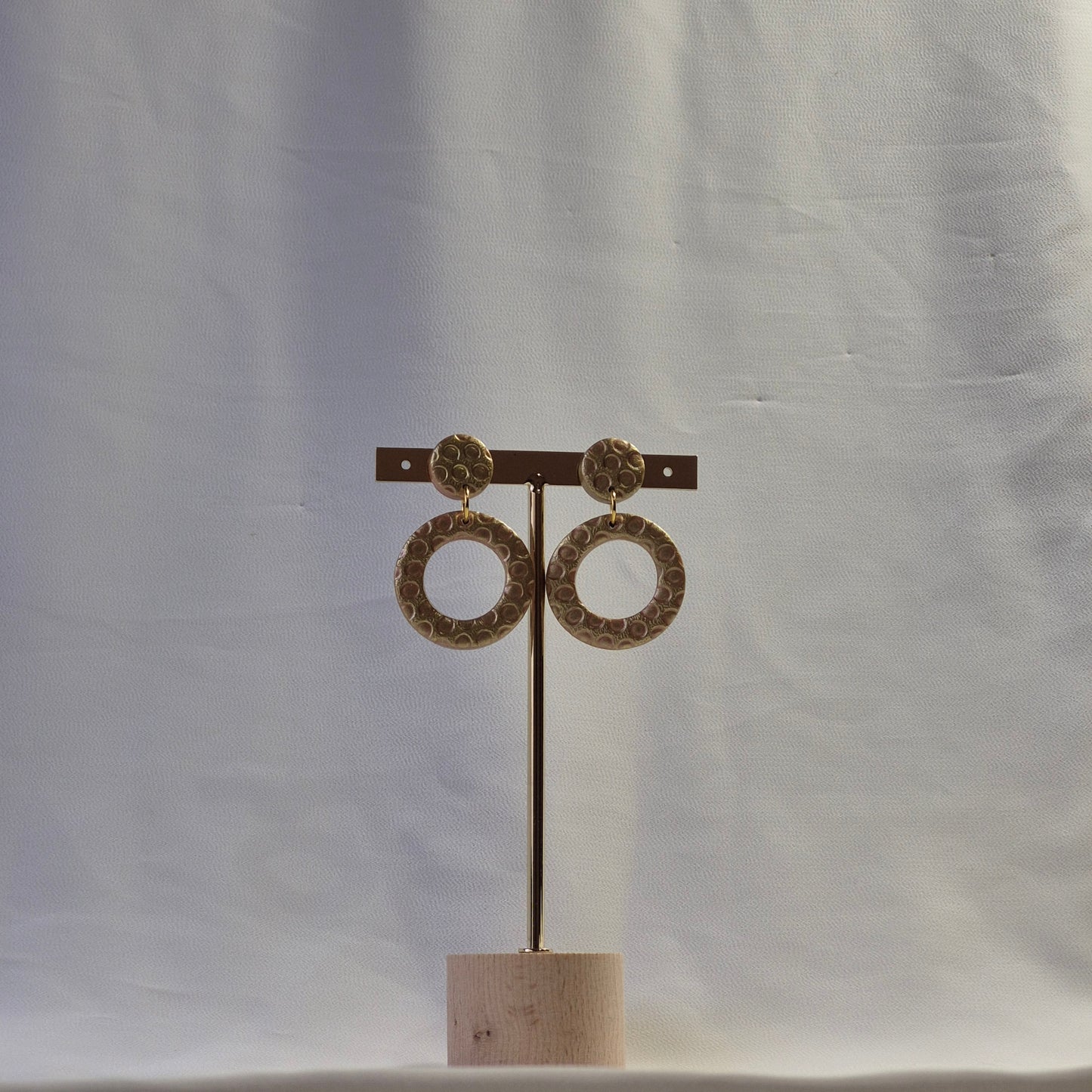 Pendientes Sol Texturizado