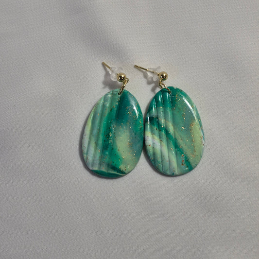 Aretes "Esmeralda Marina"
