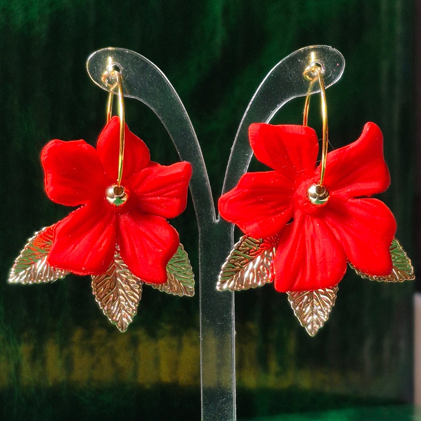 Pendientes Flor de Porcelana