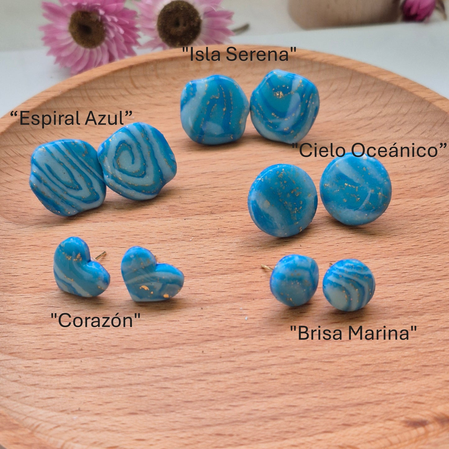 Pendientes Cielo Oceánico