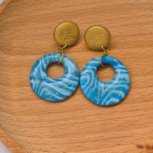 Pendientes "Remolino de Nerja"