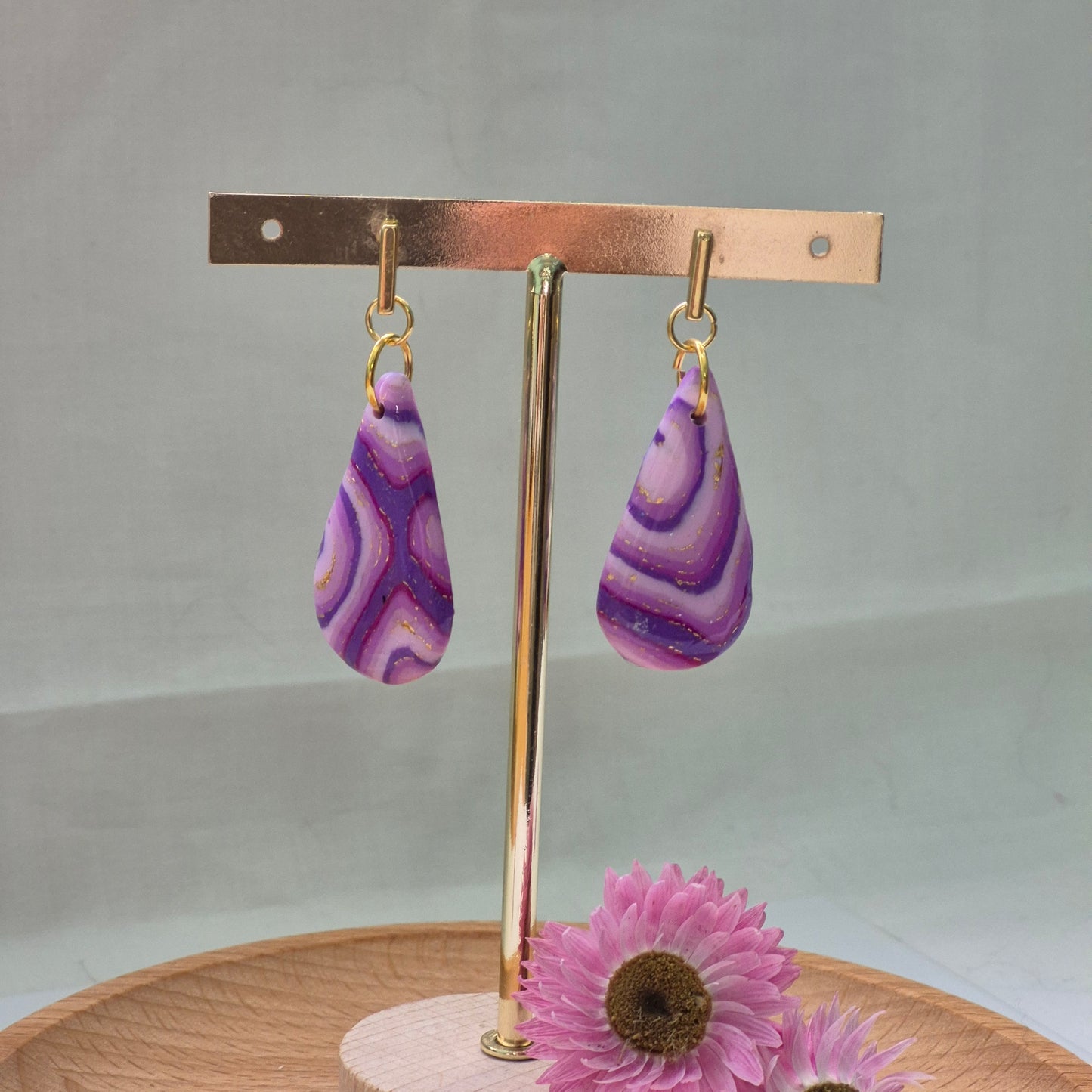 Pendientes Lágrima Amatista