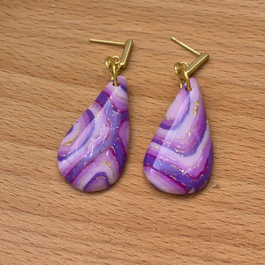 Pendientes Lágrima Amatista