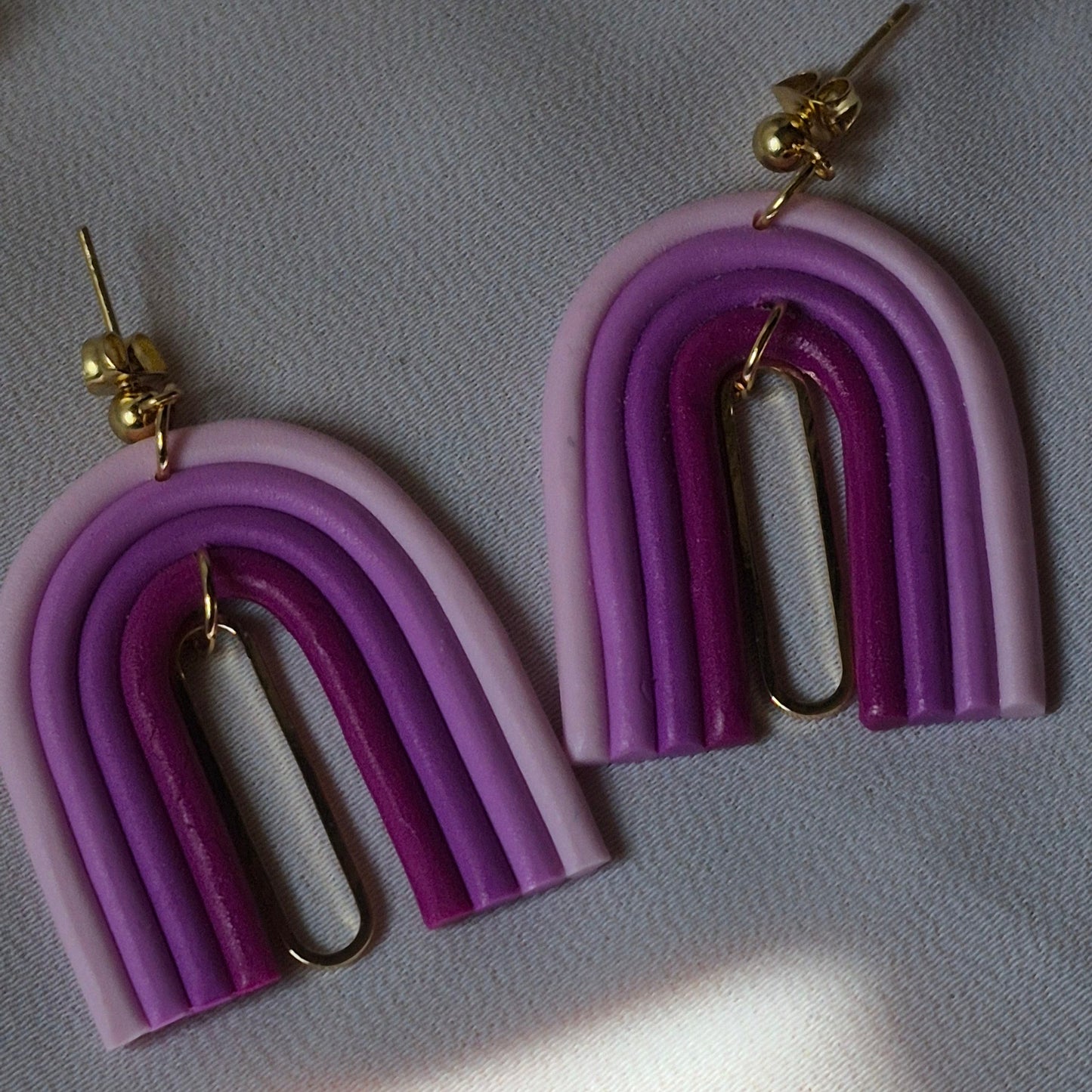 Pendientes Íris Violeta 🌈💜