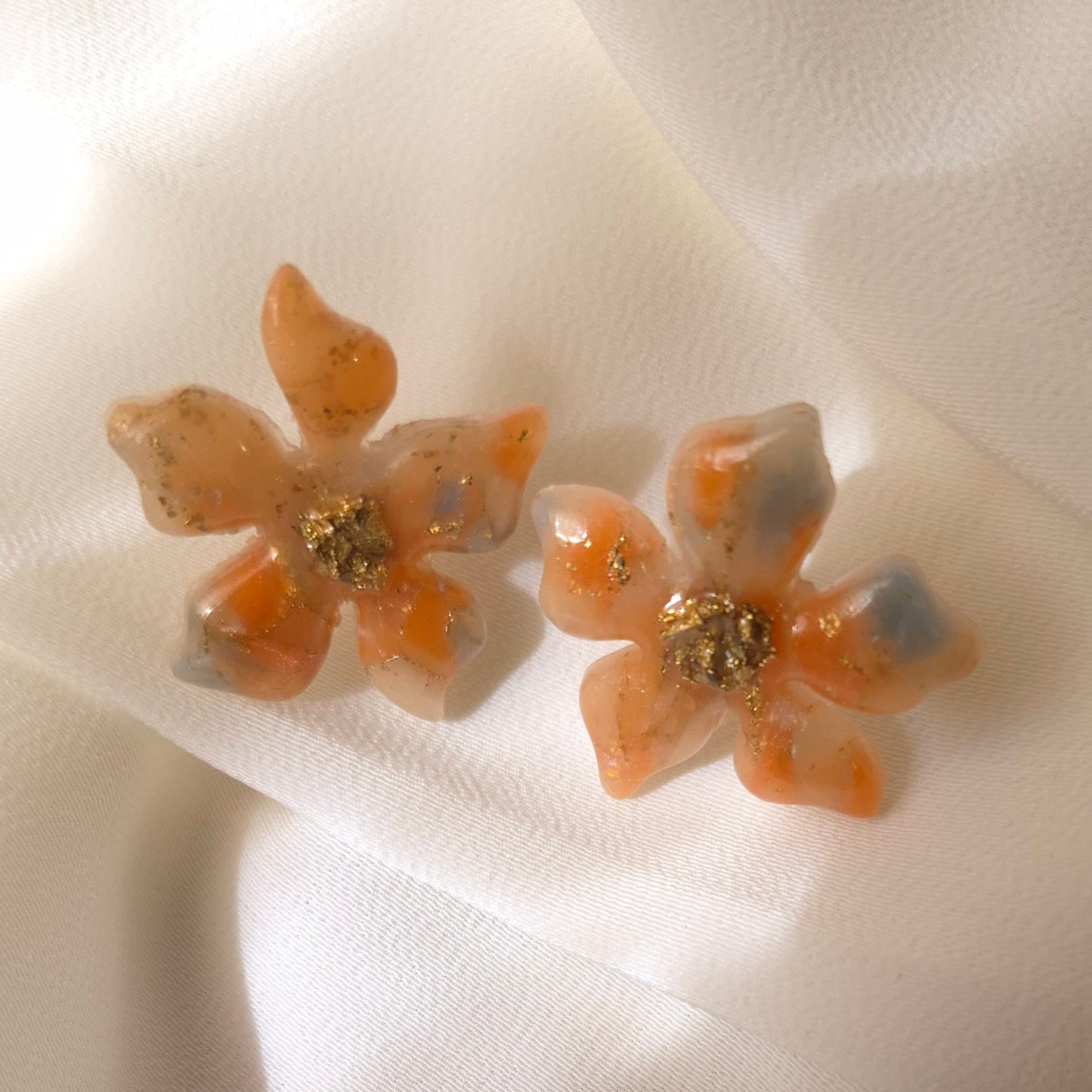 Pendientes "Flor Poste"